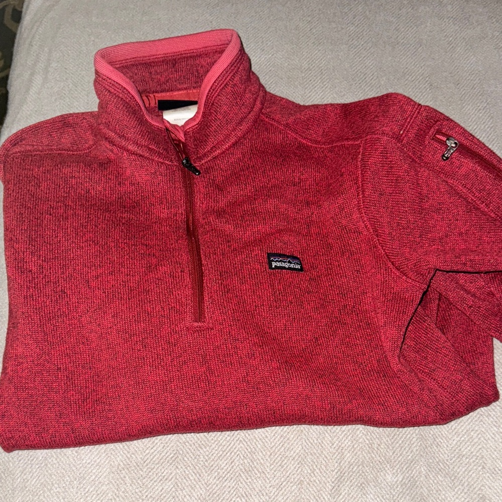 Patagonia Red Quarter-Zip Women's Jacket